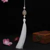 Pingente Decorativo para Carro com Franja de Tassel de Abóbora Pérola Vintage, Franja Fresca para Saia Cheongsam, Leque Dobrável com Franja, Moda, Pingente para DIY