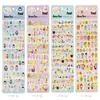 Figuritas de comida 3D, pegatinas tridimensionales para niños, juguetes con temática de comida, animales, pingüinos, helado, pegatinas decorativas de recompensa para manualidades educativas