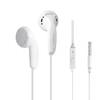 Adecuado para auriculares estéreo Hi-Fi de alta calidad con conector plano, adecuados para la entrada de nivel de vídeo original, con micrófono.