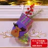 Decorações de Natal Pingente de árvore de Natal tamanho grande Meia de Natal Papai Noel Boneco de neve Saco de doces e presentes
