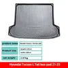 Adecuado para 21-25 Hyundai Tucson L Alfombrilla de Maletero, Modificación Interior Resistente al Desgaste, Alfombrilla de Maletero TPE Ecológica