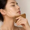 Tabla Raspadora de Sándalo Verde para Masaje de Cuerpo Completo, Herramienta Universal de Masaje de Meridianos, Tabla de Masaje de Sándalo Dorado para Hombros, Cuello y Rostro, Palo de Masaje de Madera