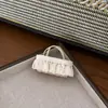 Accesorios para Muñeca Bolso Pequeño Cruzado Compatible con Labubu Gazi Star People Bolso Tejido de Paja Estilo Ins Bolso Tejido de Mar