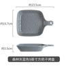 Vajilla de cerámica con patrón de piedra especial textura cóncava-convexa gris blanco avanzado superficie brillante Estilo simple Ins plato para el hogar tazón para restaurante