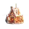 Adornos de Perro Pastor Mascota Papá Noel Árbol de Navidad Acrílico Decoración Plana Conmemorativa Regalo Navideño Xianghong