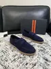 Mocasines de gamuza para hombre estilo británico ZEG de negocios casual transfronterizos slip-on planos cómodos para el día a día