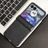 Adecuado para Moto Razr 40% de descuento Estuche apilable para teléfono móvil Color liso Textura de cuero Motorola 50 Estuche protector anticaídas Exportación