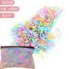 Estudio Fotográfico Banda de Goma Desechable Lazo para el Cabello Accesorio para el Cabello Anillo de Goma Banda Elástica para el Cabello Lazo Pequeño para Mujeres Cuerda Negra para el Cabello Alta Elasticidad
