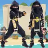 Fantasia Infantil de Halloween cos Cosplay Naruto Assassino Roupas Noturnas Capa para Meninos Roupas de Ninja para Meninos