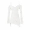 Estilo Coreano Pura Pasión Adelgazante Versátil Tencel Delgado Ligeramente Transparente Top Sexy Espalda Abierta Diseño Entallado a la Cintura Elegante Camiseta Hot Girl