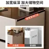 Mesa de cabeceira, armário de armazenamento para quarto, unidade de armazenamento tudo-em-um para uso doméstico, adequado para apartamentos de aluguel, novo modelo 2026, pequeno armário de cabeceira, pequena prateleira de armazenamento
