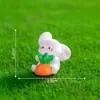 Manualidades creativas de paisajes en miniatura: lindas figuritas de conejito y oso, paisajismo de casa en el árbol de jardinería, accesorios decorativos DIY, adornos pequeños