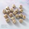 Accesorios DIY Columna Corta Pequeña Cuentas Cerámicas Pulsera Accesorios Cuentas Cubo Pulsera Collar Material Hecho a Mano Cuentas Cerámicas