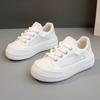 [Personalizado] Z7705 Zapatos Blancos Nuevos para Mujer Verano 2024 Zapatos de Malla Transpirable Tenis de Suela Gruesa para Aumentar Altura Red de Zapatos para Mujer
