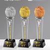 Trofeo de cristal de baloncesto personalizado MVP Competición de juegos infantiles NBA Trofeo de resina creativo Medalla