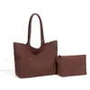 Bolsa de Palha Grande Capacidade 2026 Transfronteiriça Bolsa de Mão Retro Feminina Bolsa Tote Versátil para o Dia a Dia Bolsa de Ombro Único