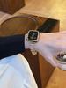 Adecuado para Apple Watch Series 7 8 9 Apple Watch iWatch 6 5 SE Cola de Pez Diamante Fino Cadena de Metal Moda Mujer