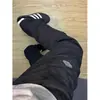Macacão multi-bolsos cinza escuro masculino de verão fino em nylon secagem rápida estilo funcional americano calças vibe