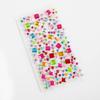 Atacado de fábrica para crianças DIY decorativo flash diamante adesivos maquiagem rosto acrílico cristal diamante adesivos colorido diamante acrílico rosto adesivos