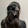 Pinza para el Cabello de Lazo a Cuadros Retro para Mujer 2026 Nuevo Estilo Pinza de Pelo de Gama Alta para Coleta Semirecogida Accesorio para el Cabello