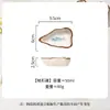 Conjunto de prato e colher de cerâmica esmaltada em forno, pintado à mão em estilo japonês, para uso doméstico, colher de sopa colorida sob o esmalte, prato para molho e colher de sopa