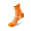 Calcetines de running para hombre, longitud media hasta la pantorrilla, diseño de rizo grueso, adecuados para maratones profesionales, senderismo, fitness, montañismo y bádminton; disponible al por mayor