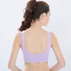 Uau! Sutiã Sem Fio Ajustável com Renda na Borda, Fechamento Frontal Cruzado Lateral e Suporte Push-Up para Esportes como Yoga e Corrida