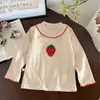 Camiseta de Manga Larga Moderna Nueva para Primavera y Otoño 2026 para Niñas, Ropa de Otoño, Top de Capa Base para Niñas Pequeñas