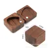 En stock Caja de Almacenamiento para Pastillas de Madera de Nogal Negro Caja de Pastillas de Guitarra de Madera Maciza Caja de Pastillas de Guitarra de Madera