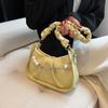 Bolso Popular de Este Año Bolso Nube Plisado Nicho Francés Nuevo para Mujer 2024 Bolso Bandolera de Cadena Versátil de Alta Gama