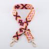 En stock 38MM a rayas versátil nuevo color lona correa de hombro accesorios ajustable engrosado reducción de carga bolso de mujer repuesto correa de bolso