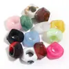 Cuentas Acrílicas de Agujero Grande de 13 mm Cuentas de Agujero Grande Coloridas Pulsera de Cuentas DIY Accesorios de Joyería Cuentas Redondas Cuentas Sueltas