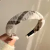 Nova Tiara Dentada 2025 para Mulheres com Topo Alto, Tiara de Lã com Laço, Penteado Coreano, Acessório de Cabelo de Luxo