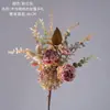 Venta de Liquidación al 90% de descuento: Ramo de Rosas del Bosque, Decoración del Hogar, Flores de Mano, Pared de Rosas, Flores Artificiales, Flores Falsas