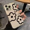 Funda para teléfono iPhone 15/14/13 Pro Max con diseño de flores y personalidad para Apple 12/11, transparente, suave y a prueba de caídas.