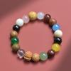 Pulsera Bodhi de Dieciocho Semillas de la Montaña Putuo para Mujer Pulsera Bodhi Multitesoro de Dieciocho Semillas con Cuentas de Buda Amuleto de 18 Semillas para Hombre