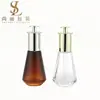 Botellas gotero de aceite esencial al por mayor de 30 ml, Botellas de vidrio cónicas de alta gama, Botellas con bomba Teletubbies, Botellas dispensadoras de cosméticos