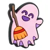 Série Fantasma de Halloween Caneta com Contas Patch Espesso Dupla Face Cola Macia de PVC Contas Queimadas Corrente de Celular DIY Acessórios Perfurados