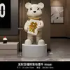 Lujo Ligero Oso Violento Adornos Grandes de Pie Sala de Estar de Gama Alta Mueble de TV Sofá Decoración del Hogar Regalo de Inauguración
