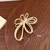 Presilhas de cabelo de metal de alta qualidade para uso transfronteiriço, 3 tamanhos, acessórios de cabelo, presilhas de garra, presilhas de tubarão de garra grandes, médias e pequenas para a parte de trás da cabeça