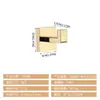 Rack de Armazenamento de Banheiro Popular Transfronteiriço em Aço Inoxidável Conjunto de Cinco Peças Suporte para Toalhas e Papel Higiênico Gancho Conjunto de Racks de Armazenamento Quadrados