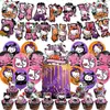 Versión Día de Todos los Santos Gato K-T Tema Cumpleaños Fiesta Decoración Arreglo Pancarta Bandera de Pastel Set de Globos Transfronterizo