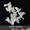 Materiais florais em tons de branco para salões de casamento, móveis para vitrines, adereços de flores de seda para decoração suave, arranjos de flores, marcadores de corredor, buquês artificiais atacado