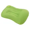 Almohada inflable en forma de U, automática, portátil, para viajes, cuello, avión, viajes al aire libre, Sanbao
