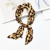 Elegante Bufanda Larga Fina Estrecha Coreana Versátil Artística con Pequeño Lazo Bufanda para Mujer Bufanda Decorativa Corbata Pequeña Correa de Transmisión para Bolso