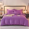 Conjunto de cama de quatro peças, 100% algodão, qualidade A, espessado e escovado para maior conforto, adequado para outono e inverno, atacado e dropshipping disponíveis do fabricante para vendas transfronteiriças