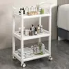 Carrinho Pequeno Transfronteiriço para Extensão de Cílios e Nail Art, Rack de Armazenamento Simples de Chão para Salão de Beleza e Uso Doméstico