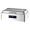 Estufa de buffet de acero inoxidable personalizada, estufa de buffet hidráulica, estufa de calefacción eléctrica y aislamiento, estufa de desayuno de hotel, olla de aislamiento