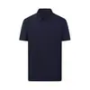 Camiseta Esportiva Manga Curta de Luxo Leve, Top de Roupa de Golfe de Verão, Camisa de Golfe Anti-UV, Camisa Polo Personalizada