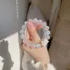 Pulseira de Coelho de Jade e Louro da Lua do Meio Outono para Mulheres, Novo Design para o Ano do Zodíaco, Pulseira com Pingente de Pérola Verde, Presente para o Dia da Deusa Aniversário
